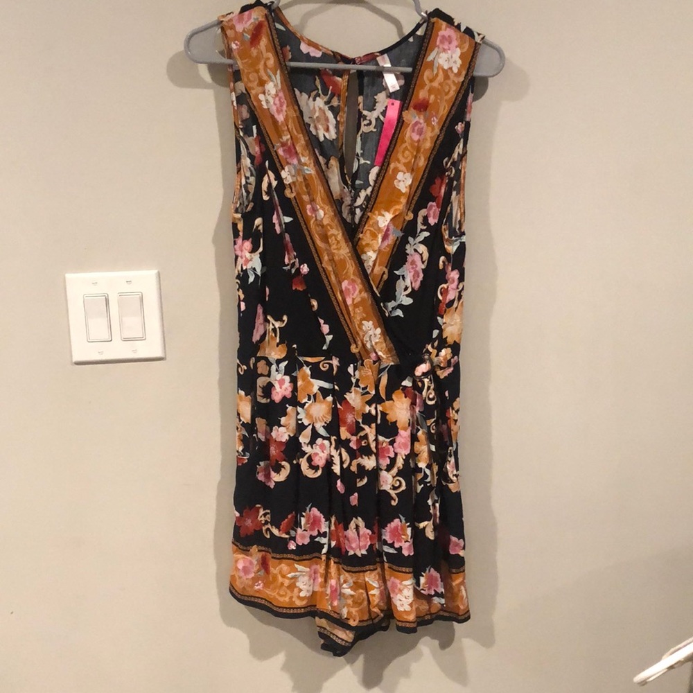 Women’s floral romper